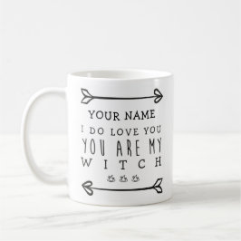 Taza De Café Mug de Halloween personalizado - Bruja