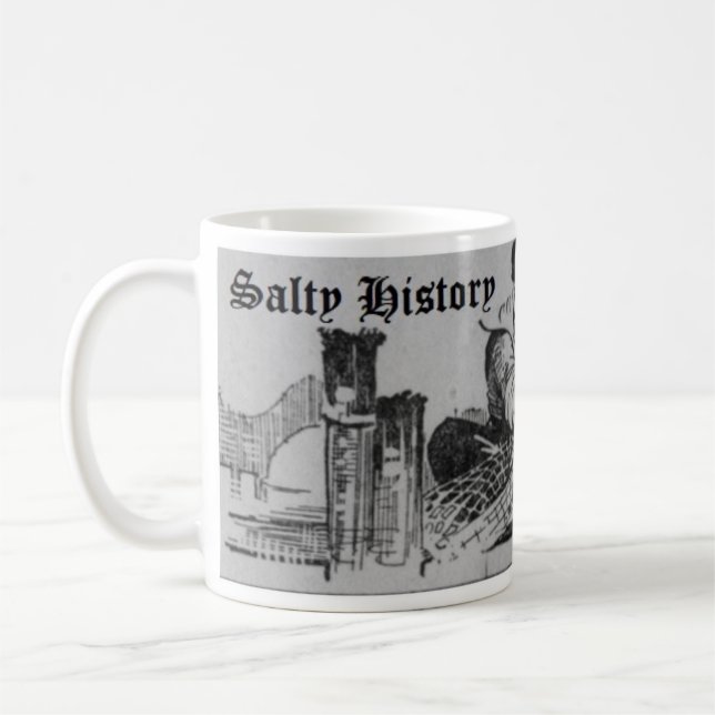 Taza De Café Mug de historial salarial (Izquierda)
