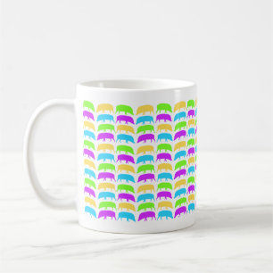 Taza De Café Mug de Hogs multicolores
