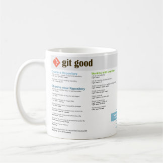 Taza De Café Mug. de hoja de cálculo "Git Good"