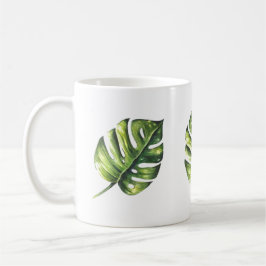 Taza De Café Mug de hojas tropicales - Elegancia inspirada en l