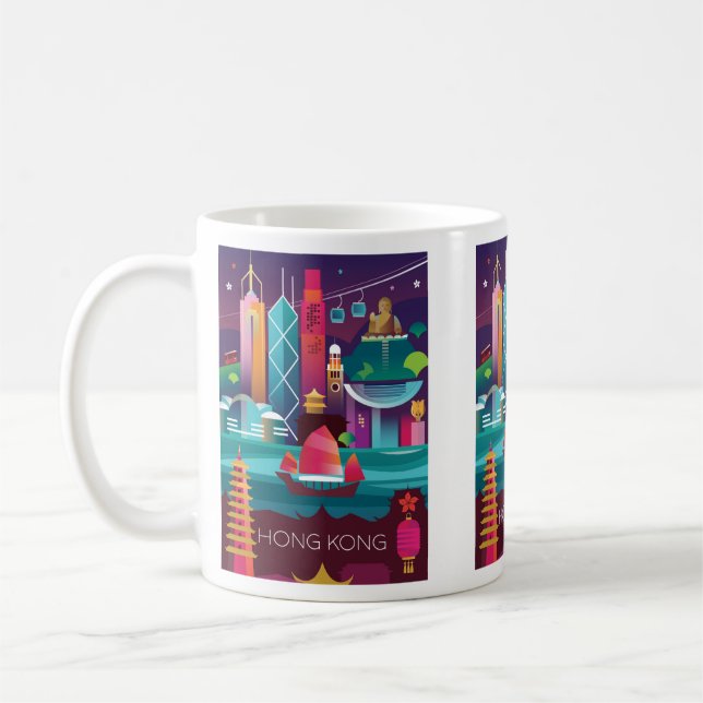 Taza De Café Mug de Hong Kong (Izquierda)