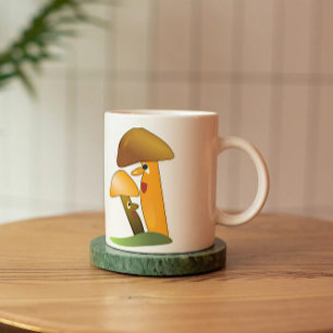 Taza De Café Mug de hongos hablantes