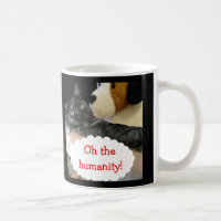Mug de humanidad de gato relajado de RoseWrites