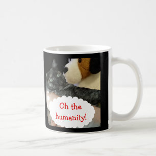 Taza De Café Mug de humanidad de gato relajado de RoseWrites