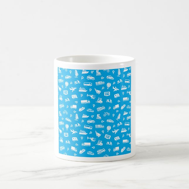 Taza De Café Mug de iconos de transporte (Subido por el creador)