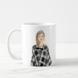 Taza De Café Mug de imagen de acuarela personalizada