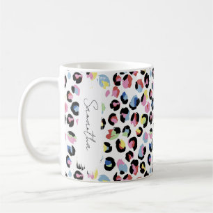 Taza De Café Mug de impresión animal colorida personalizada