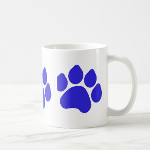 Taza De Café Mug. de impresión Blue Paw