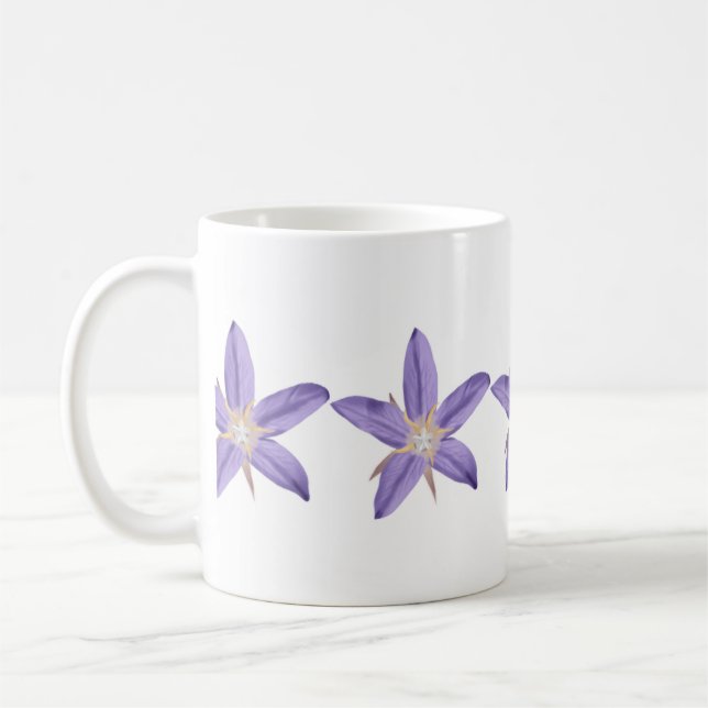 Taza De Café Mug. de impresión de flores de Clematis (Izquierda)