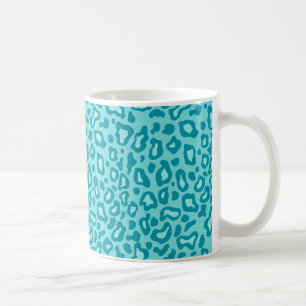 Taza De Café Mug de impresión de leopardo retro