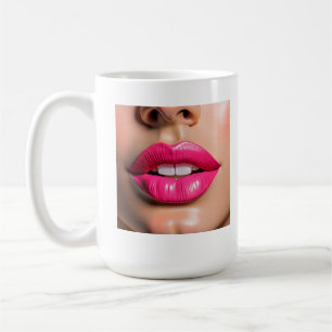 Taza De Café Mug de impresión por lápiz labial premium: sorber 