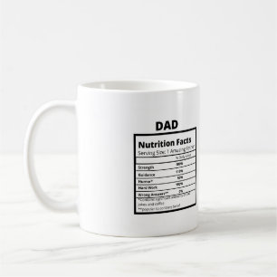 Taza De Café Mug de ingredientes de papá