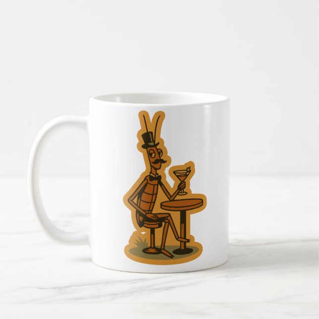 Taza De Café Mug de insecto Dapper Stick (Izquierda)