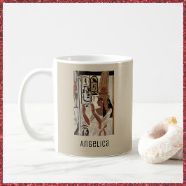Taza De Café Mug de jeroglíficos egipcios personalizados