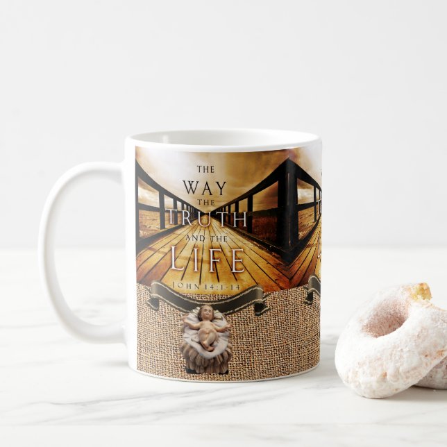 Taza De Café Mug de Jesucristo (Con donut)