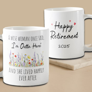 Taza De Café Mug de jubilación para mujeres - Inspirador divert