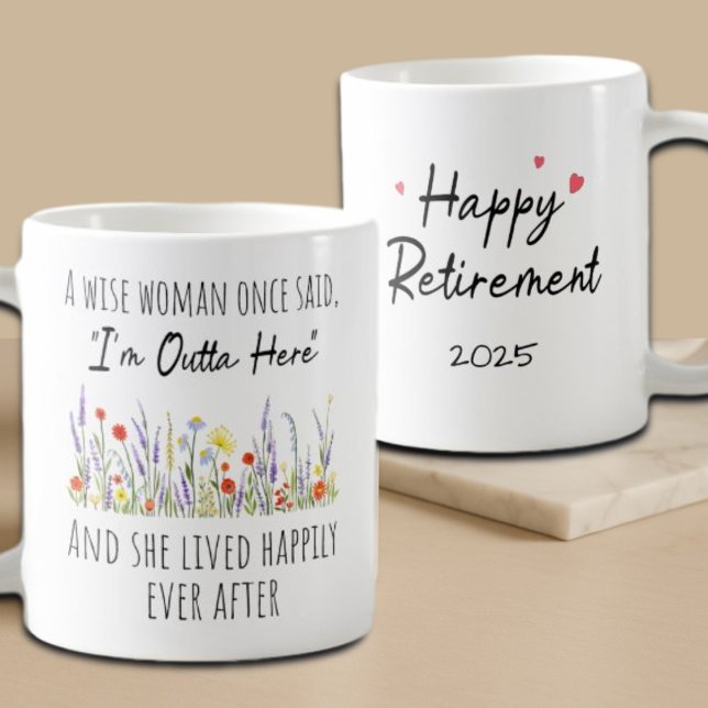 Taza De Café Mug de jubilación para mujeres - Inspirador divert (Subido por el creador)