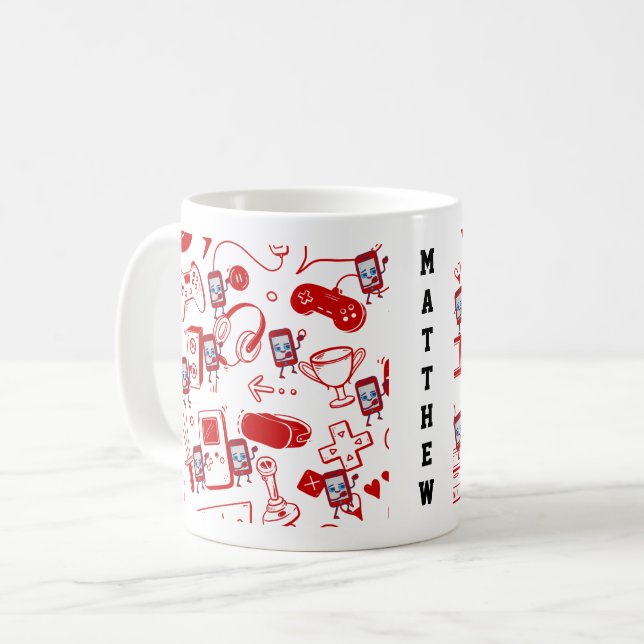 Taza De Café Mug. de juegos (Anverso izquierdo)