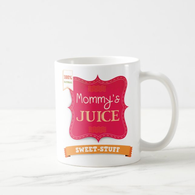 Taza De Café Mug de jugo de mamá (Derecha)