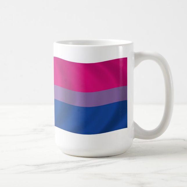 Taza De Café Mug de la bandera del orgullo bisexual (Derecha)