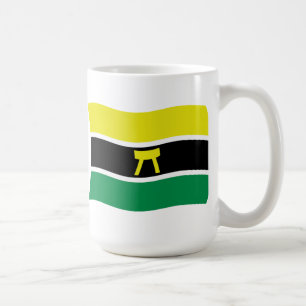 Taza De Café Mug de la bandera del pueblo de Ashanti