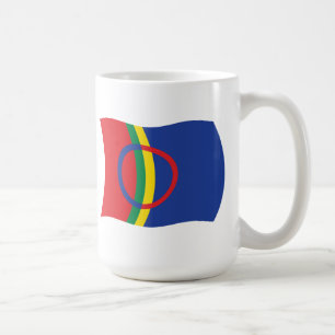 Taza De Café Mug de la bandera del pueblo sami