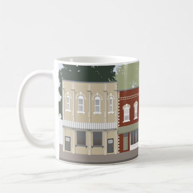 Taza De Café Mug de la calle principal de Victoria (Izquierda)