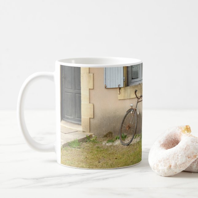 Taza De Café Mug de la casa francesa (Con donut)