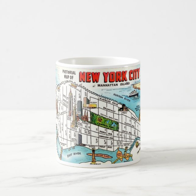 Taza De Café Mug de la ciudad de Nueva York (Centro)