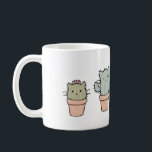 Taza De Café Mug de la familia Catcus<br><div class="desc">¡Una familia de Cacti! Perfecto como regalo,  o mantenerlo en su cajón en la oficina para que pueda hacer un cuppa para hacerte sonreír en un día aburrido</div>