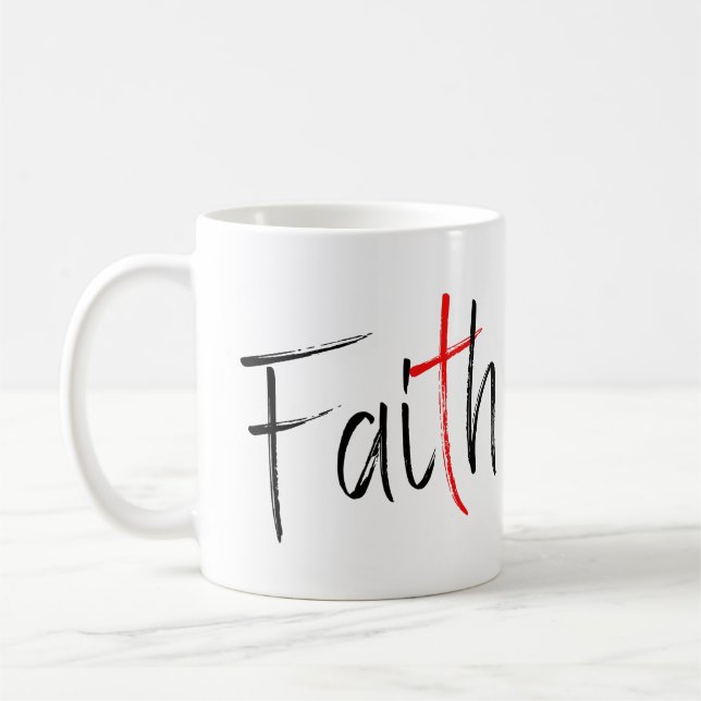 Taza De Café Mug. de la FE clásica (Izquierda)
