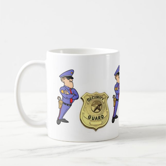 Taza De Café Mug de la Guardia de Seguridad (Izquierda)