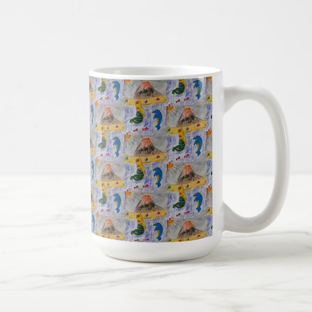 Taza De Café Mug de la Isla de la Sirena (Derecha)