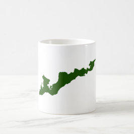 Taza De Café Mug de la isla de los pescadores - Verde