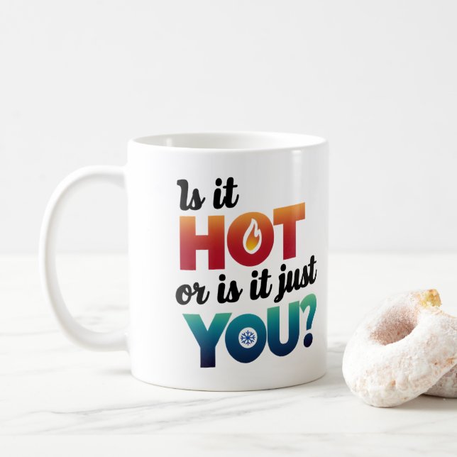 Taza De Café Mug de la línea de recogida de vuelos (Con donut)
