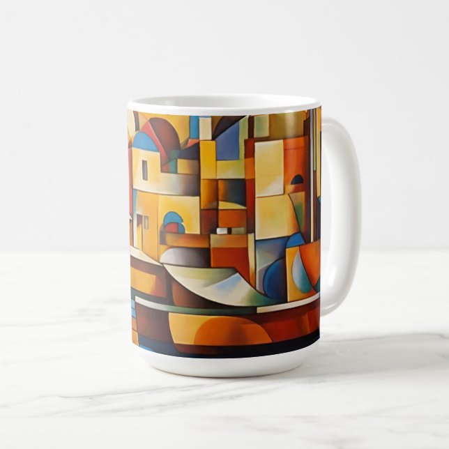 Taza De Café "Mug de la Ópera Cubista de Sidney" (Anverso derecho)