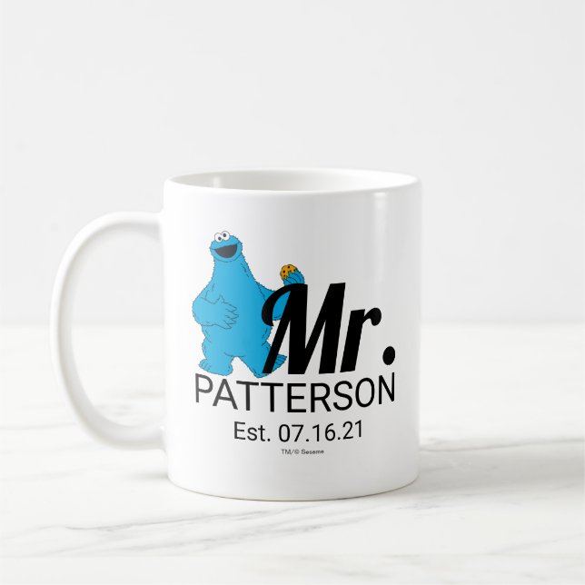Taza De Café Mug de la pareja de Personalizados Monstruo de Coc (Izquierda)