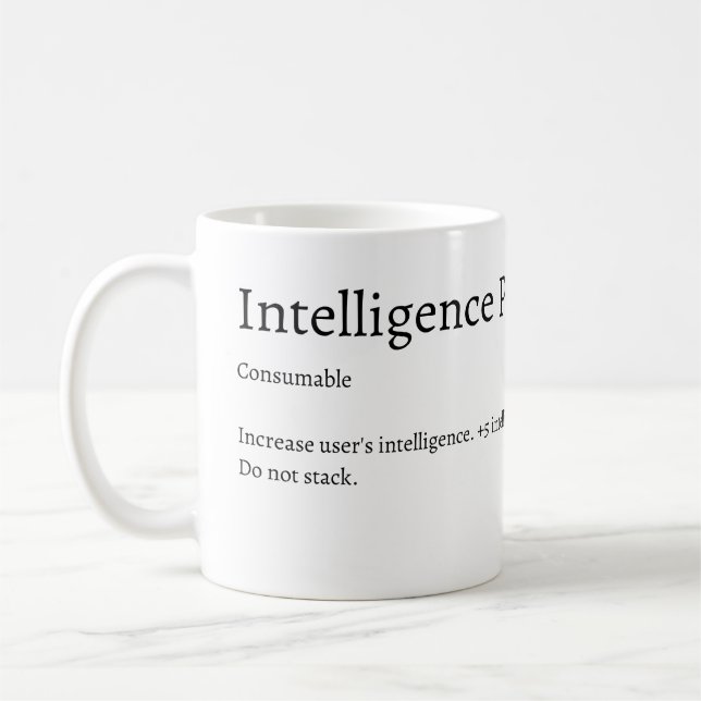 Taza De Café Mug de la poción de inteligencia (Izquierda)