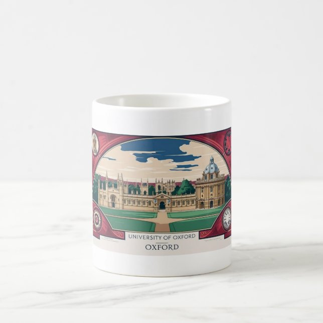Taza De Café Mug de la Universidad Clásica de Oxford (Centro)