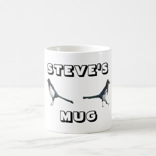 Taza De Café Mug de la urraca del personalizable