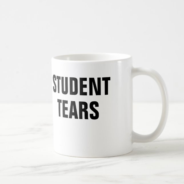 Taza De Café Mug de las lágrimas de los estudiantes (Derecha)