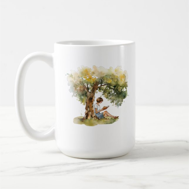 Taza De Café Mug de lectura de verano (Izquierda)