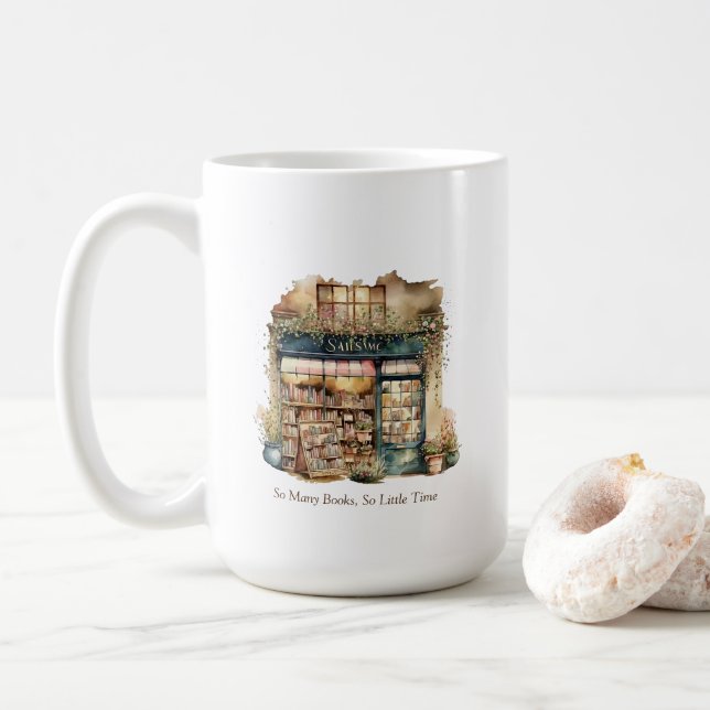 Taza De Café Mug de librería (Con donut)