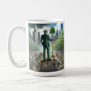 Taza De Café Mug de liderazgo de los eco-guerreros