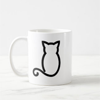 Taza De Café Mug. de línea de gato
