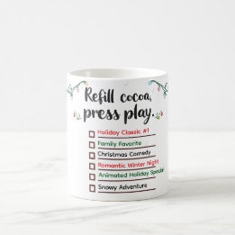 Taza De Café "Mug de lista de comprobación de películas para Na
