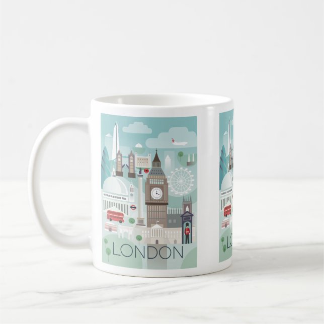 Taza De Café Mug de Londres (Izquierda)