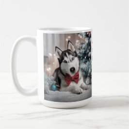 Taza De Café Mug de los Navidades Husky Siberianos