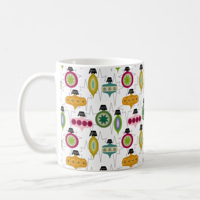 Taza De Café Mug de los ornamentos atómicos (Izquierda)
